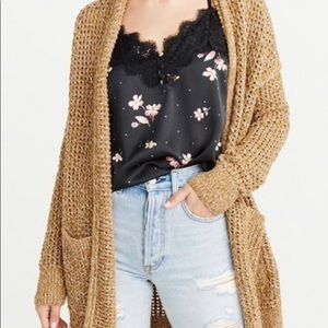 Floral silk tank top